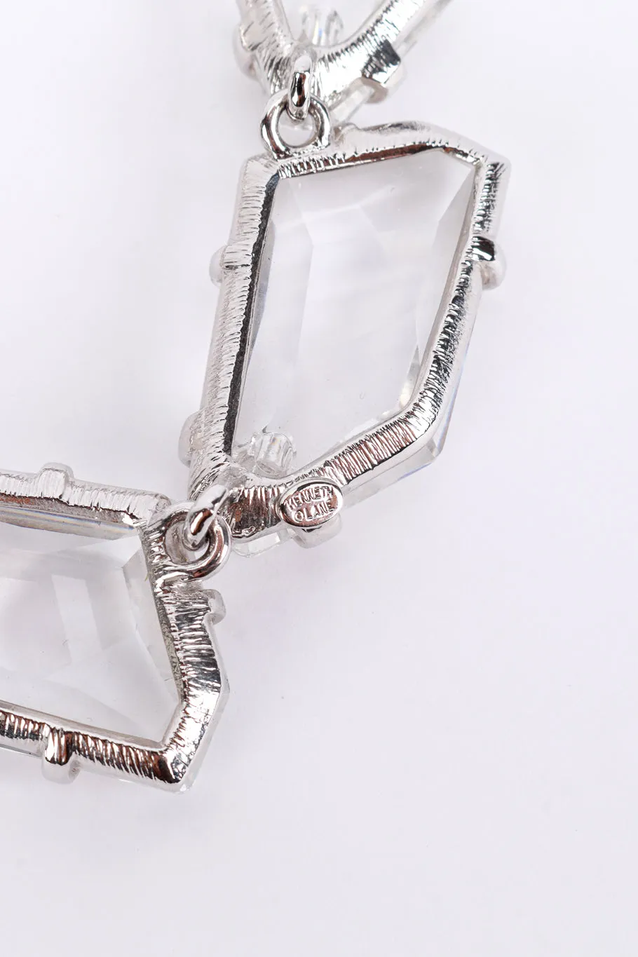 Crystal Ice Nugget Collar Necklace