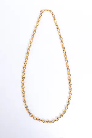 Crystal Link Sautoir Necklace