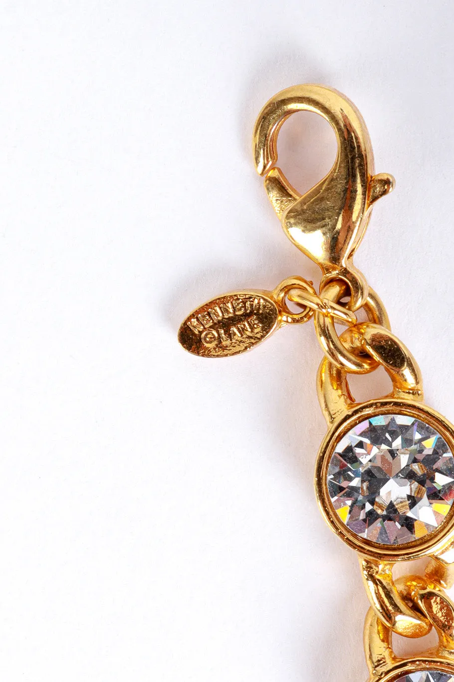 Crystal Link Sautoir Necklace