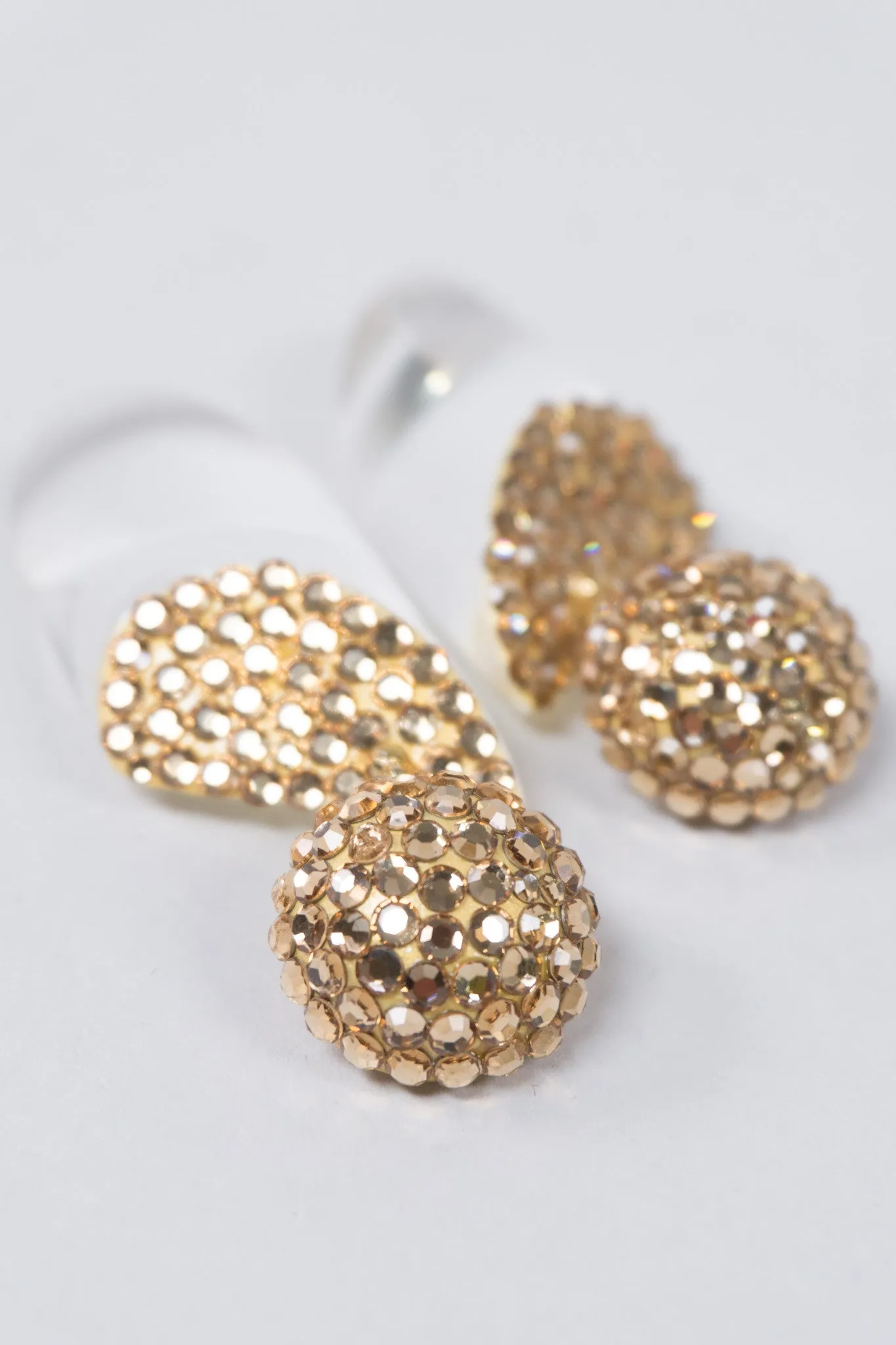 Crystal Lucite Earrings