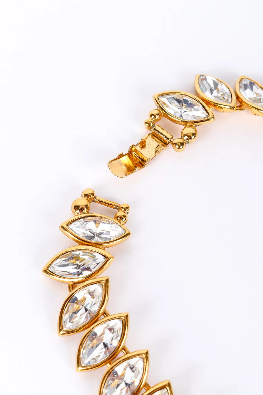 Crystal Marquise Collar Necklace