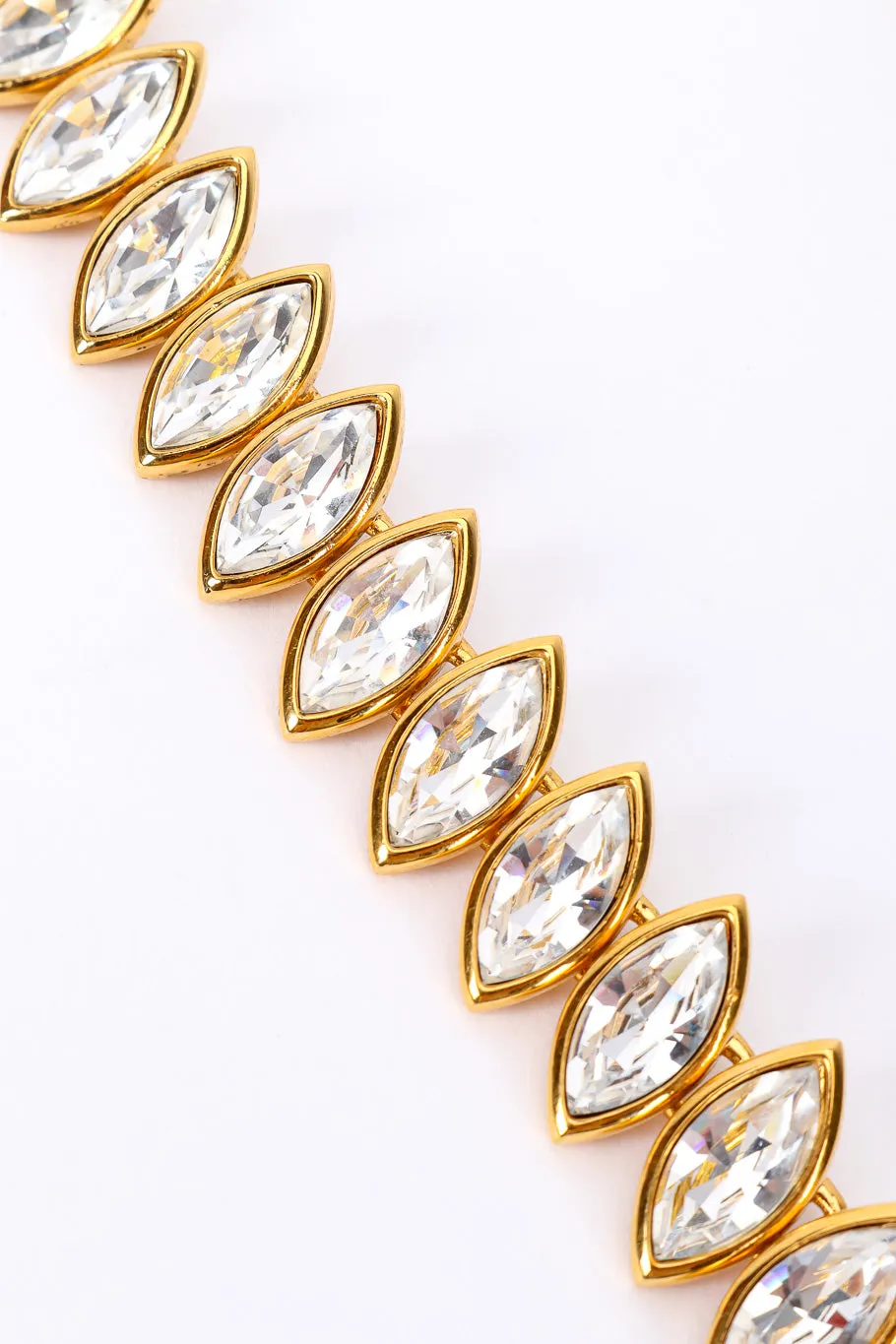 Crystal Marquise Collar Necklace
