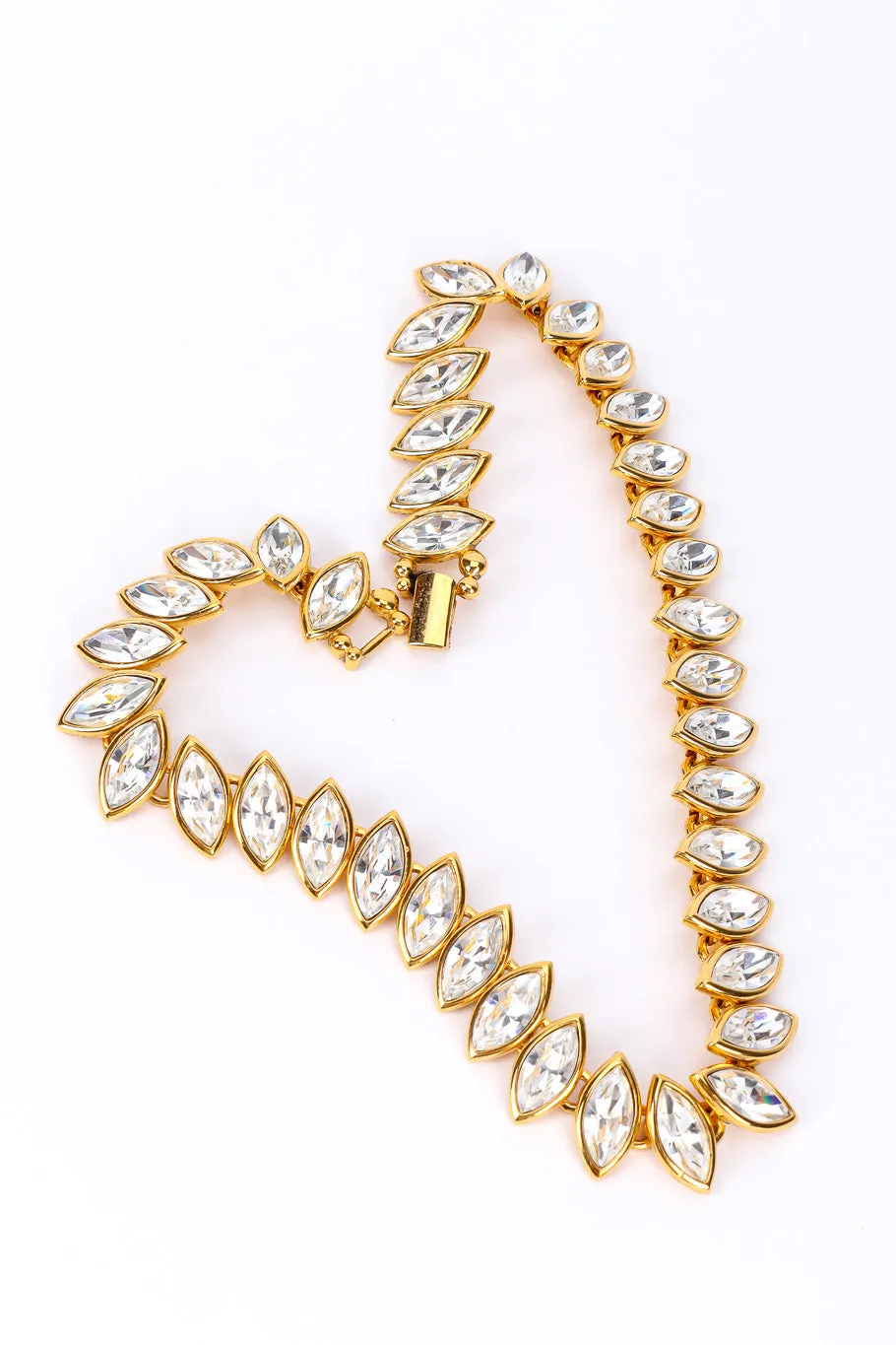 Crystal Marquise Collar Necklace