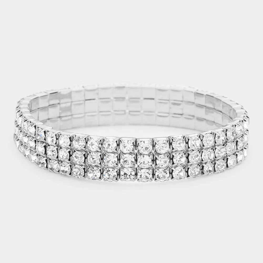Crystal Multi Row Bracelet | 154119