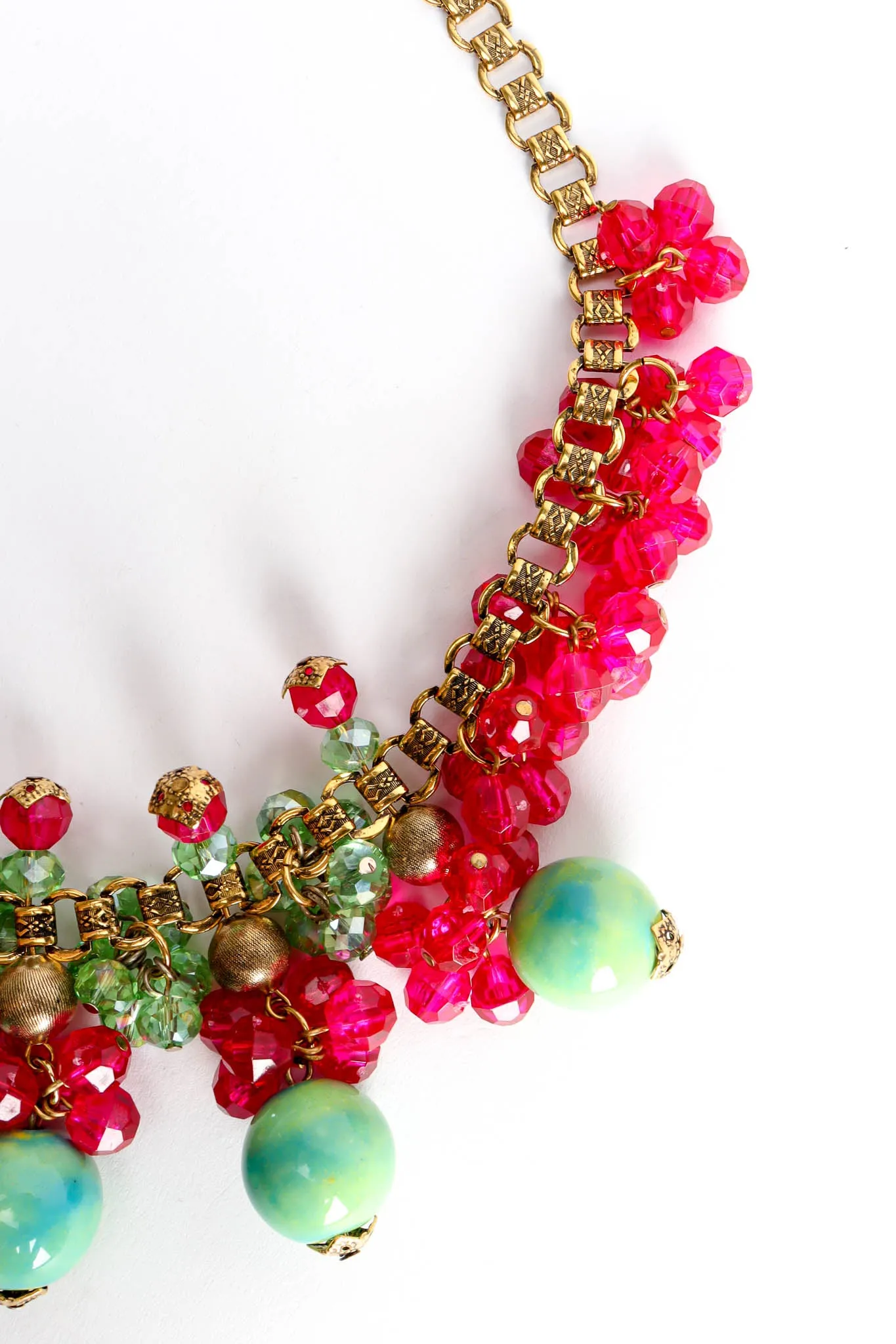 Crystal Ombré Cluster Choker