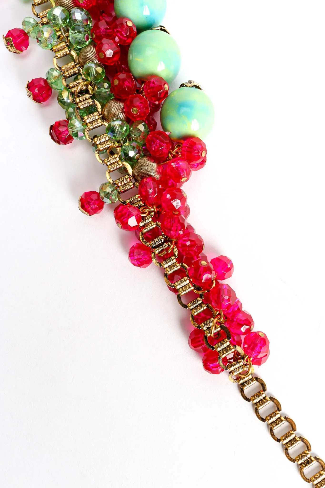 Crystal Ombré Cluster Choker