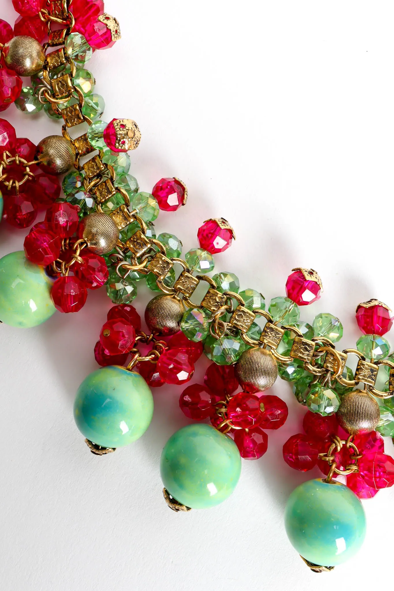 Crystal Ombré Cluster Choker