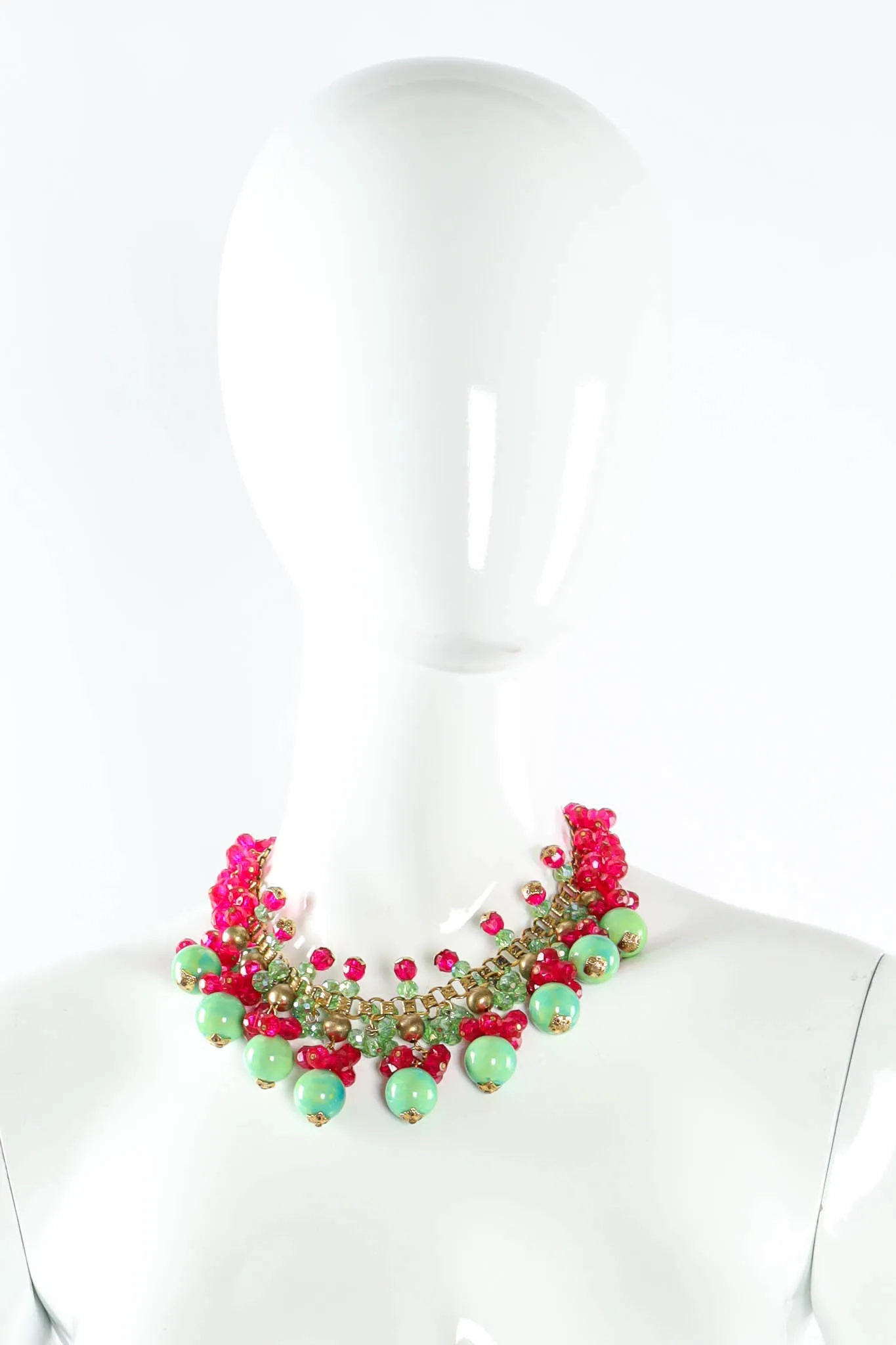 Crystal Ombré Cluster Choker