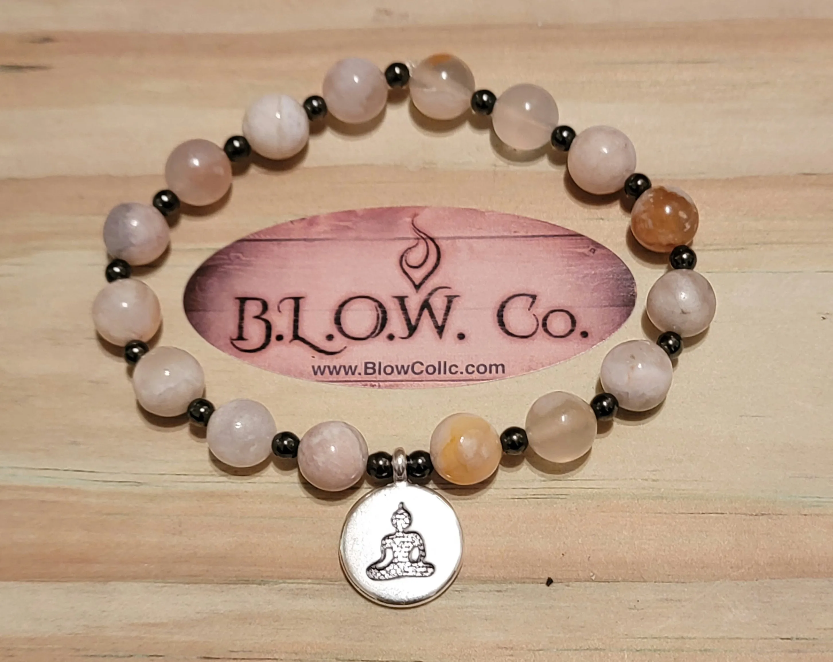 Custom Cherry Blossom Agate