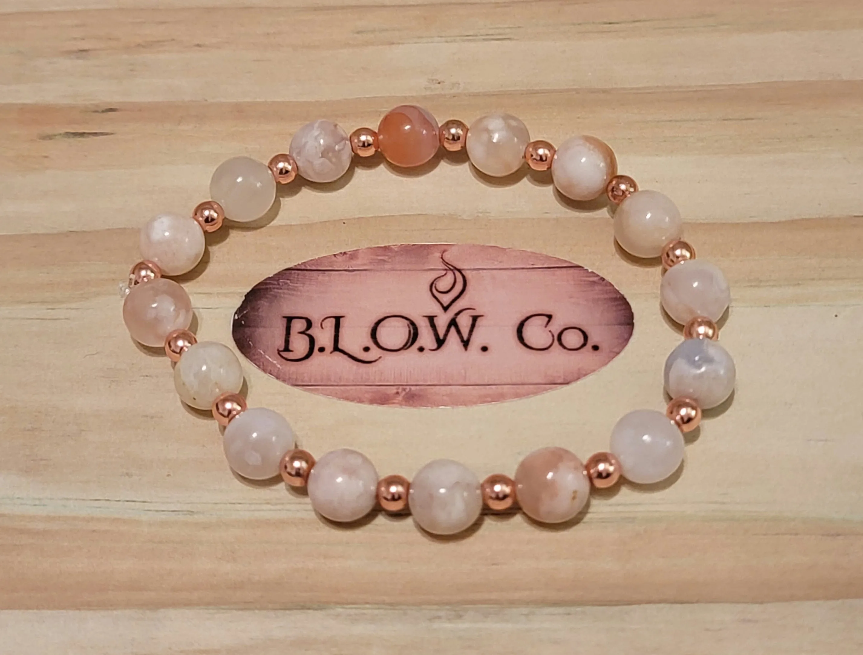 Custom Cherry Blossom Agate