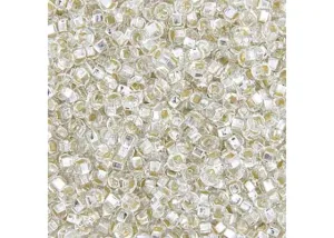 CZECH SEED BEAD APX 22G VIAL 10/0 S/L CRYSTAL