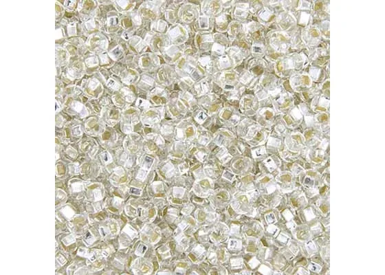 CZECH SEED BEAD APX 22G VIAL 10/0 S/L CRYSTAL