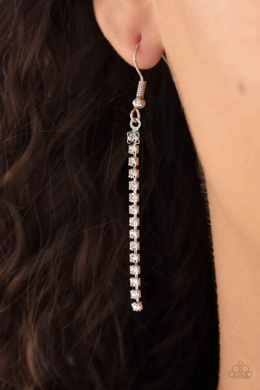 Dangerously Demure - White Necklace