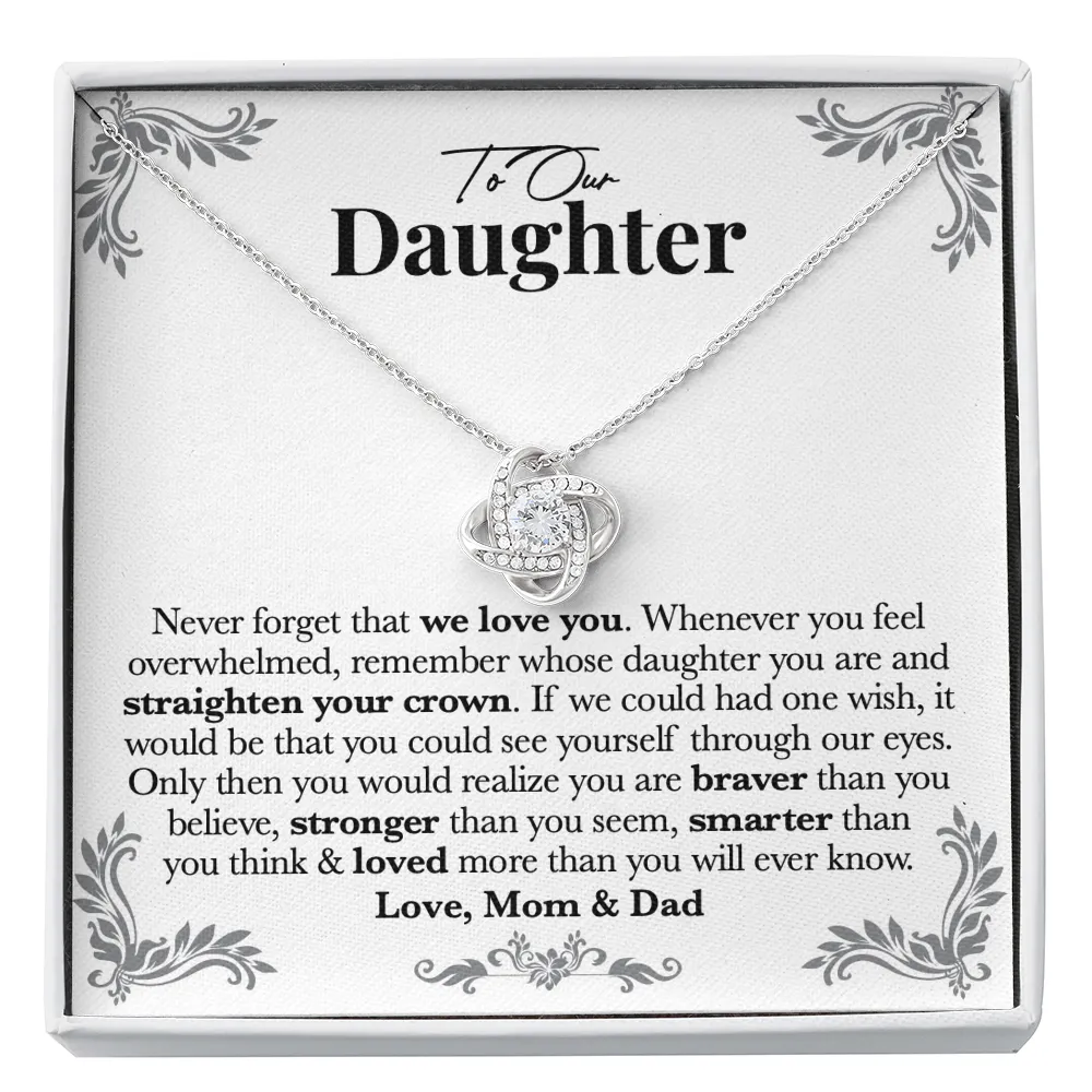 Daughter Loved More Than You Know Necklace