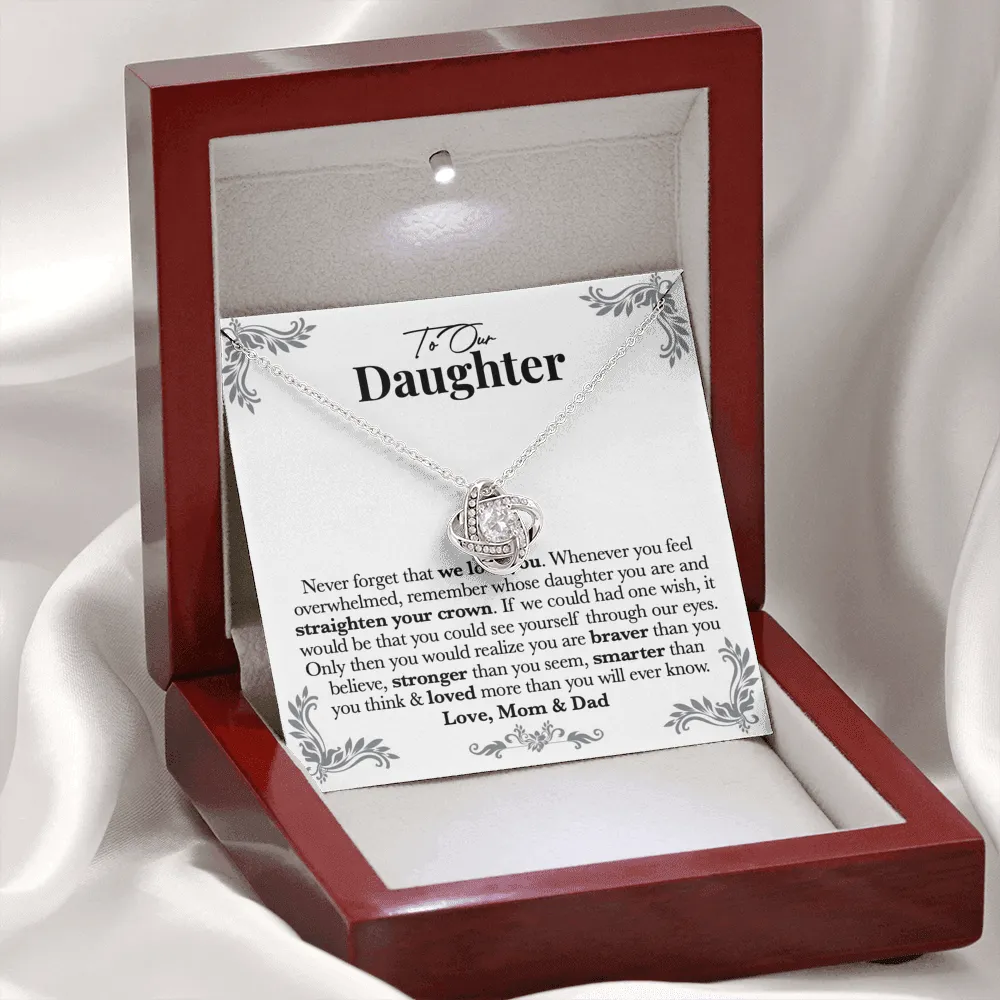 Daughter Loved More Than You Know Necklace