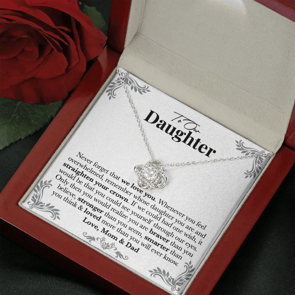 Daughter Loved More Than You Know Necklace