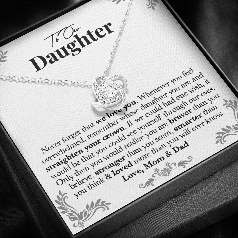 Daughter Loved More Than You Know Necklace
