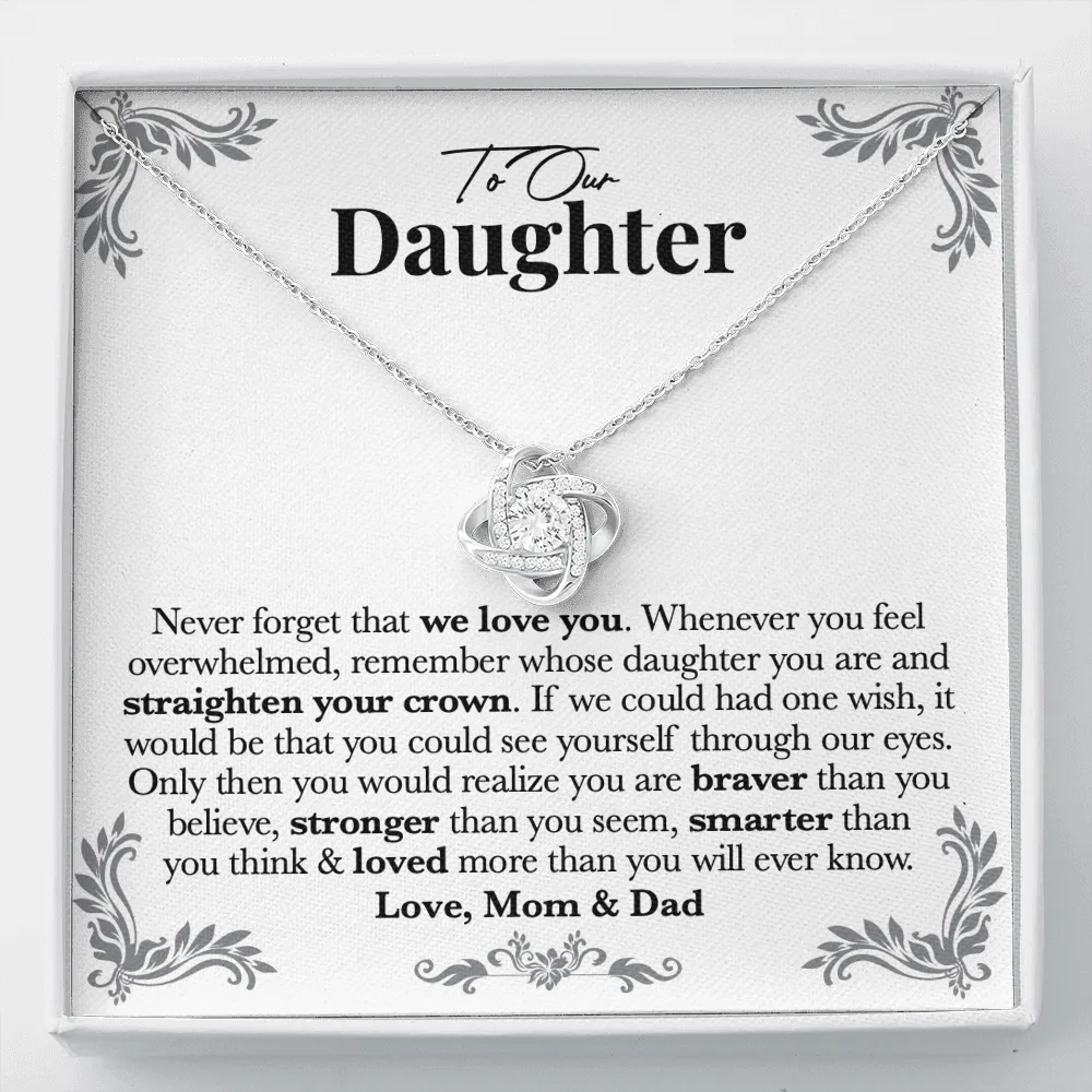 Daughter Loved More Than You Know Necklace