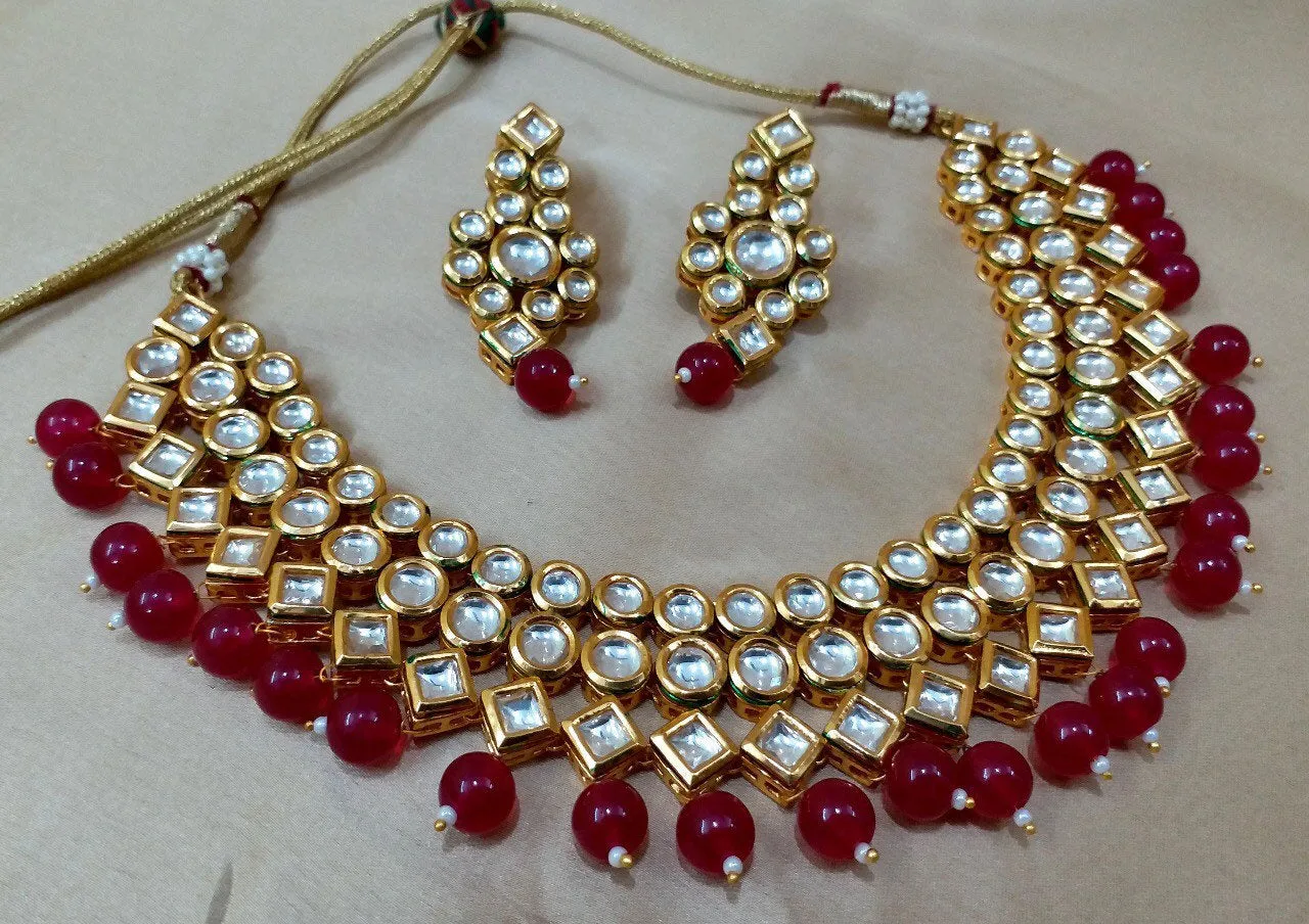 Dazzling  Polaki Kundan Necklace