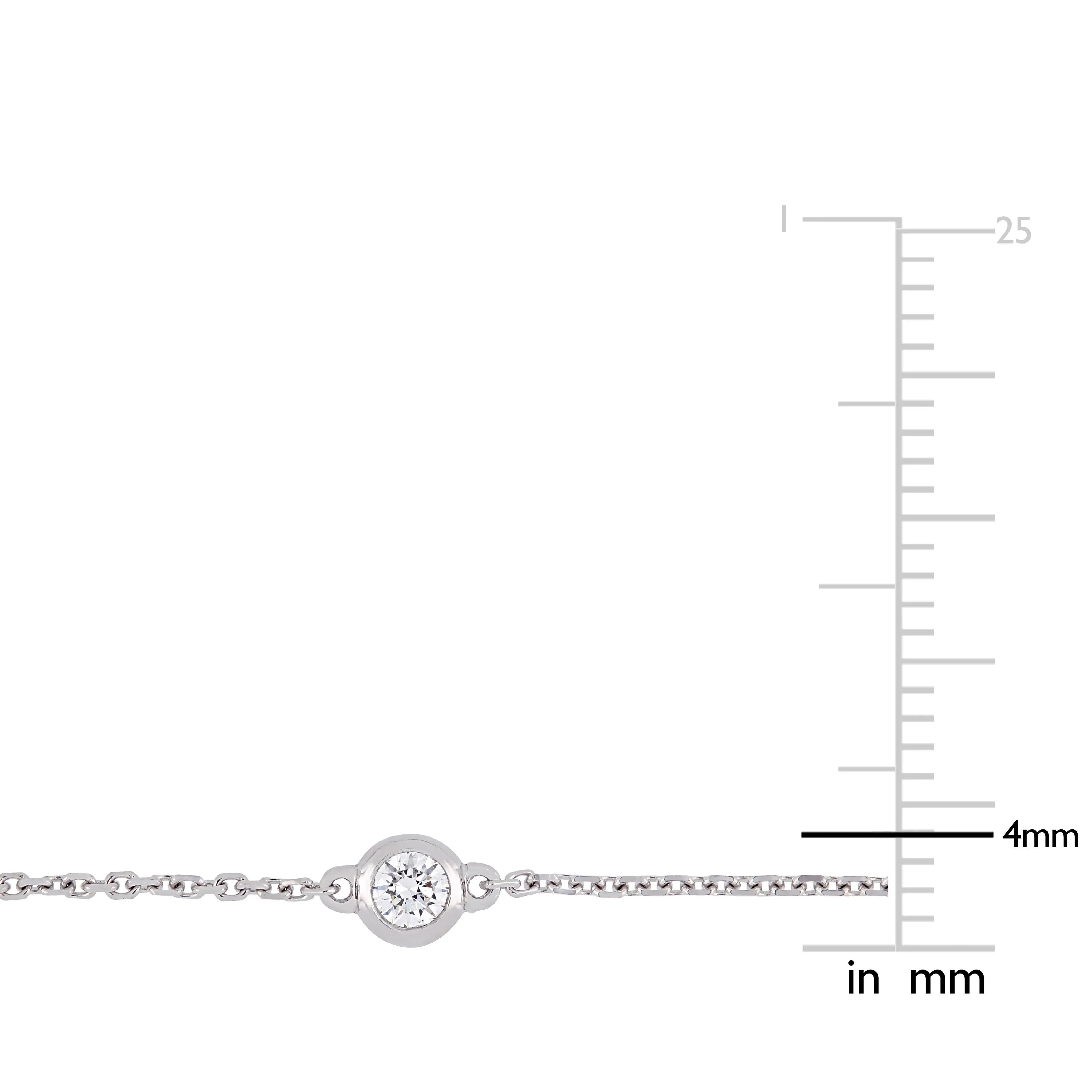 Diamond By The Yard Station Necklace