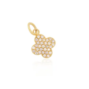Diamond Clover Charm