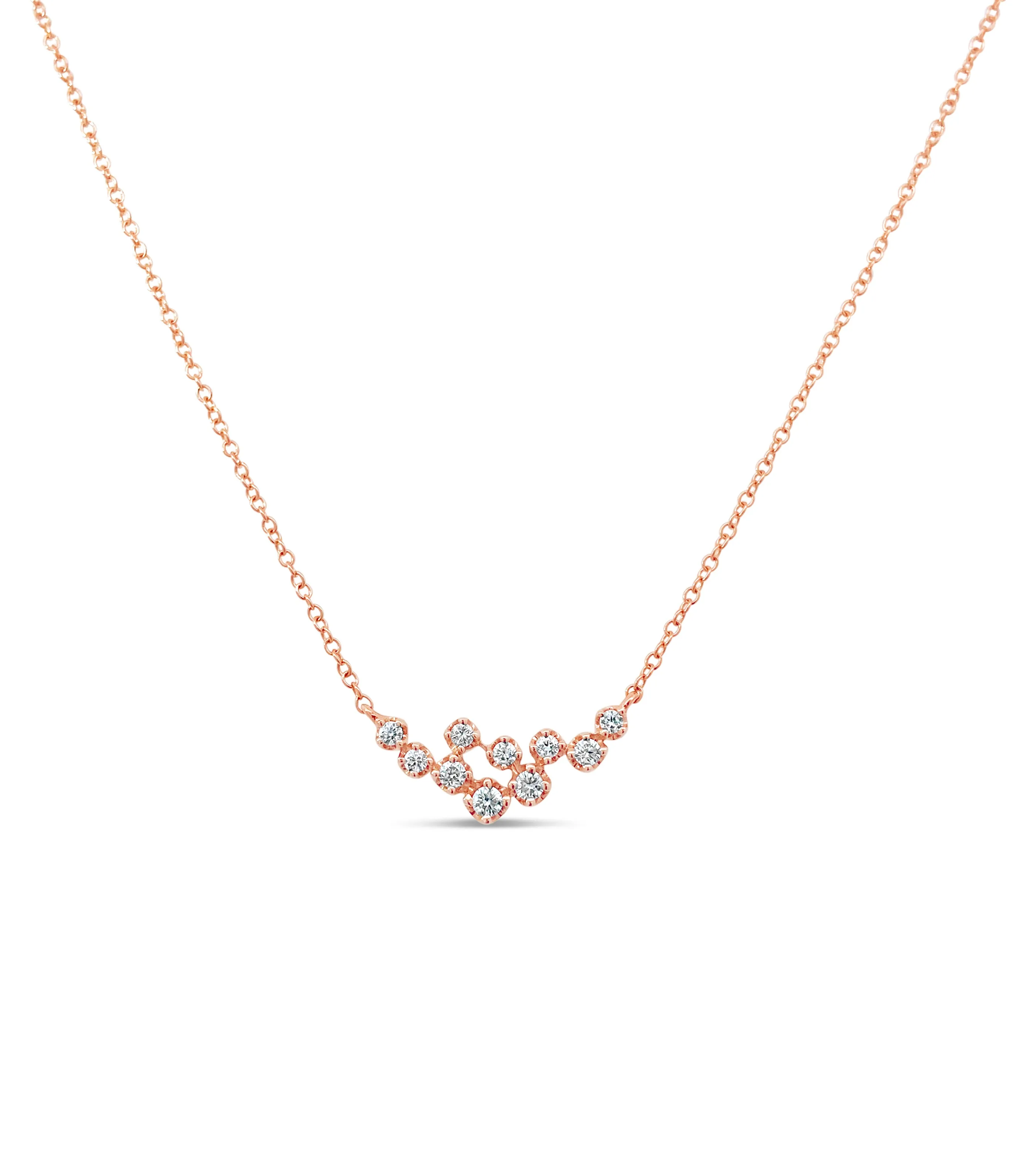 Diamond Cluster Necklace
