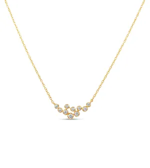 Diamond Cluster Necklace