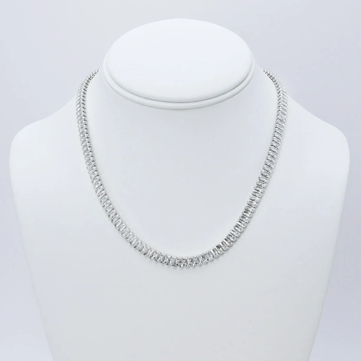 Diamond Dreams Silver Necklace