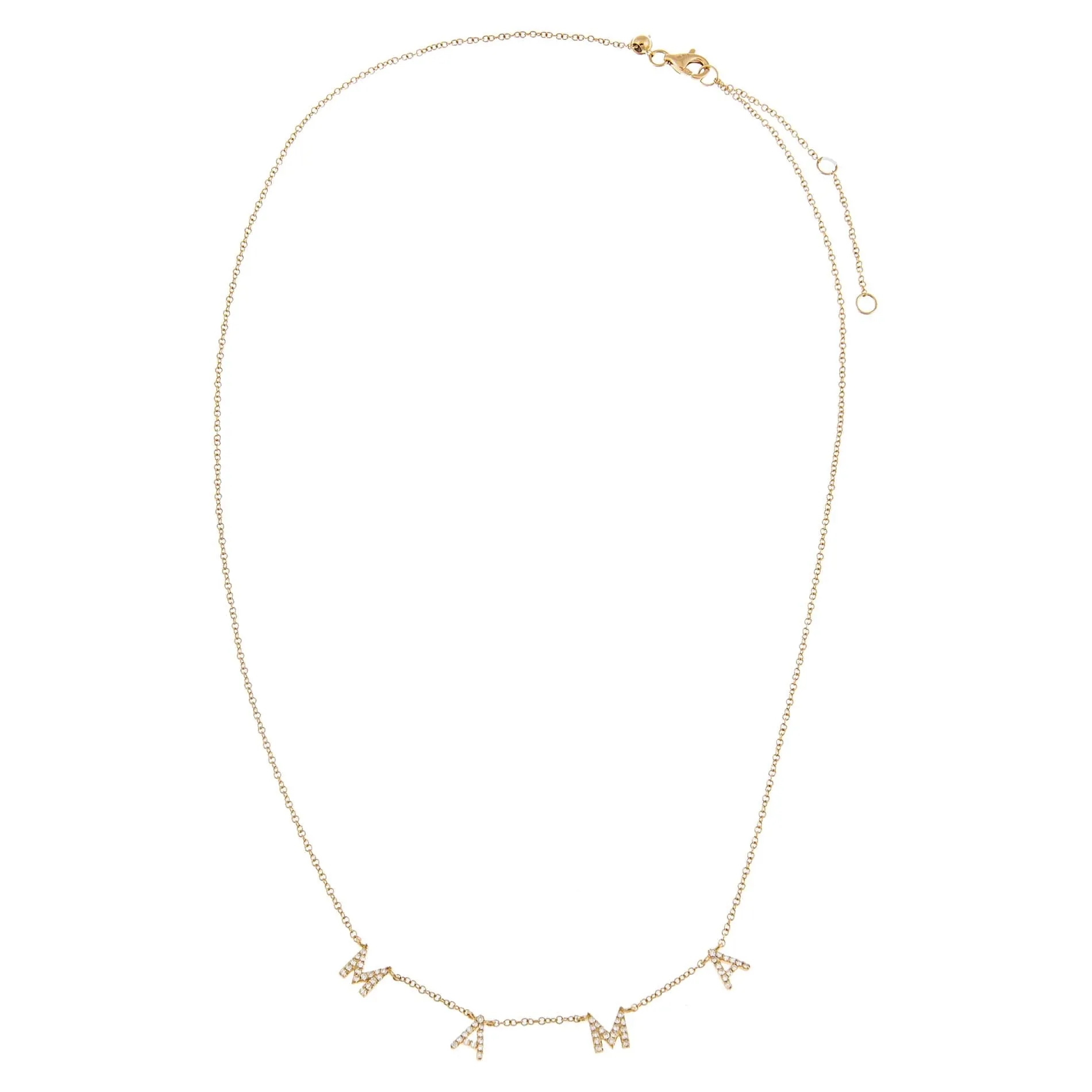 Diamond Mama Necklace 14K