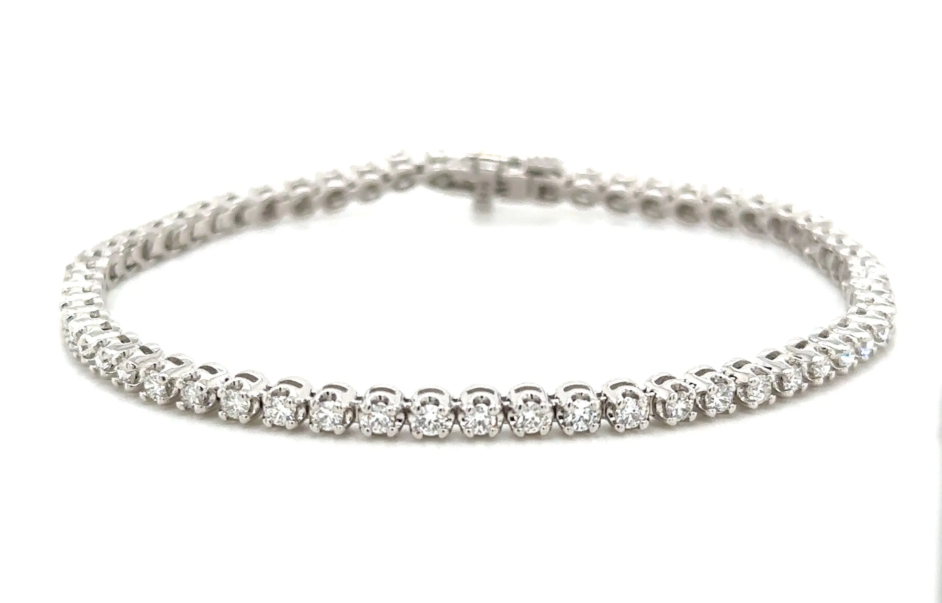 Diamond Riviera Line Tennis Bracelet 1.95CT T.W.