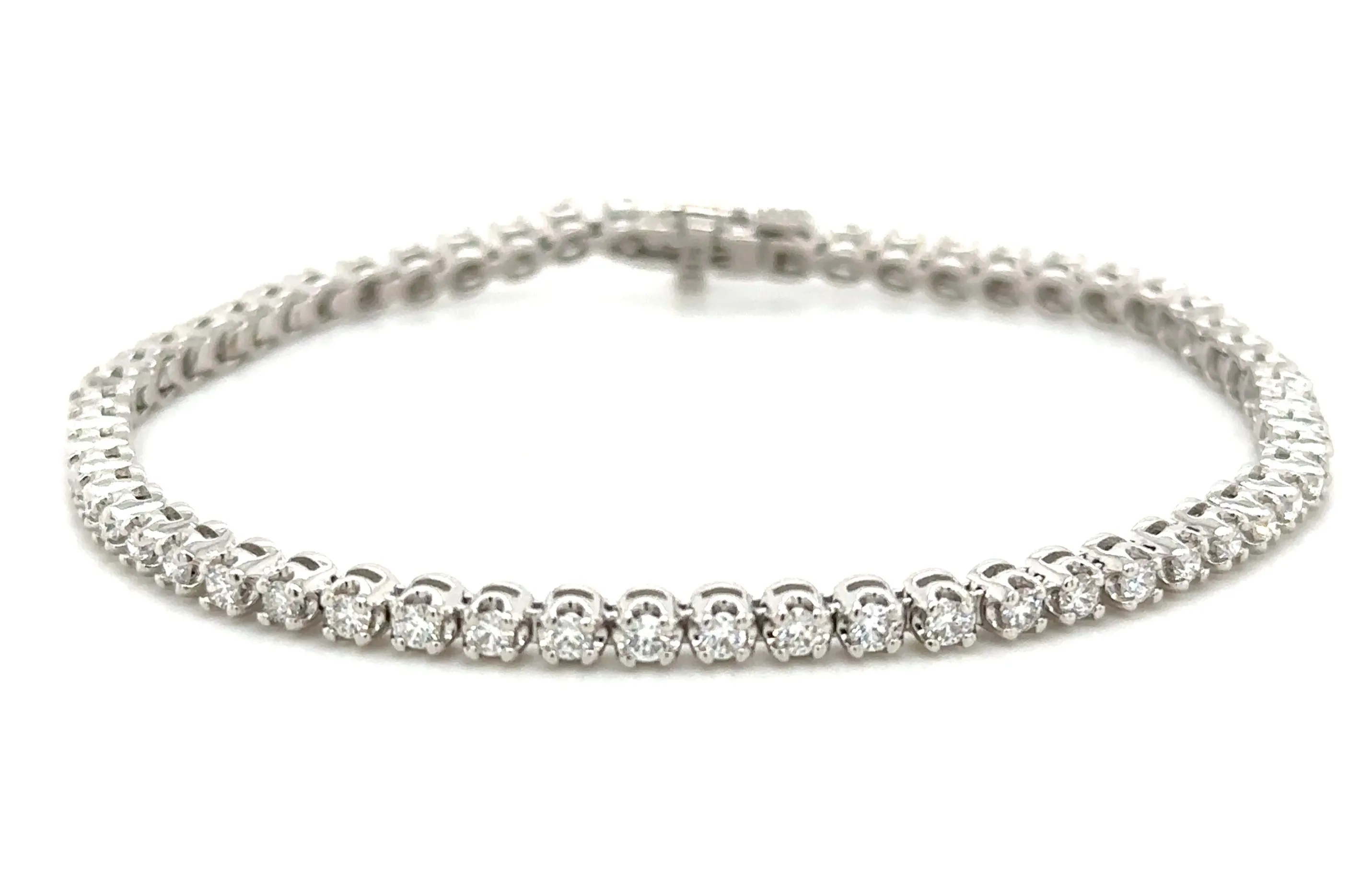Diamond Riviera Line Tennis Bracelet 1.95CT T.W.