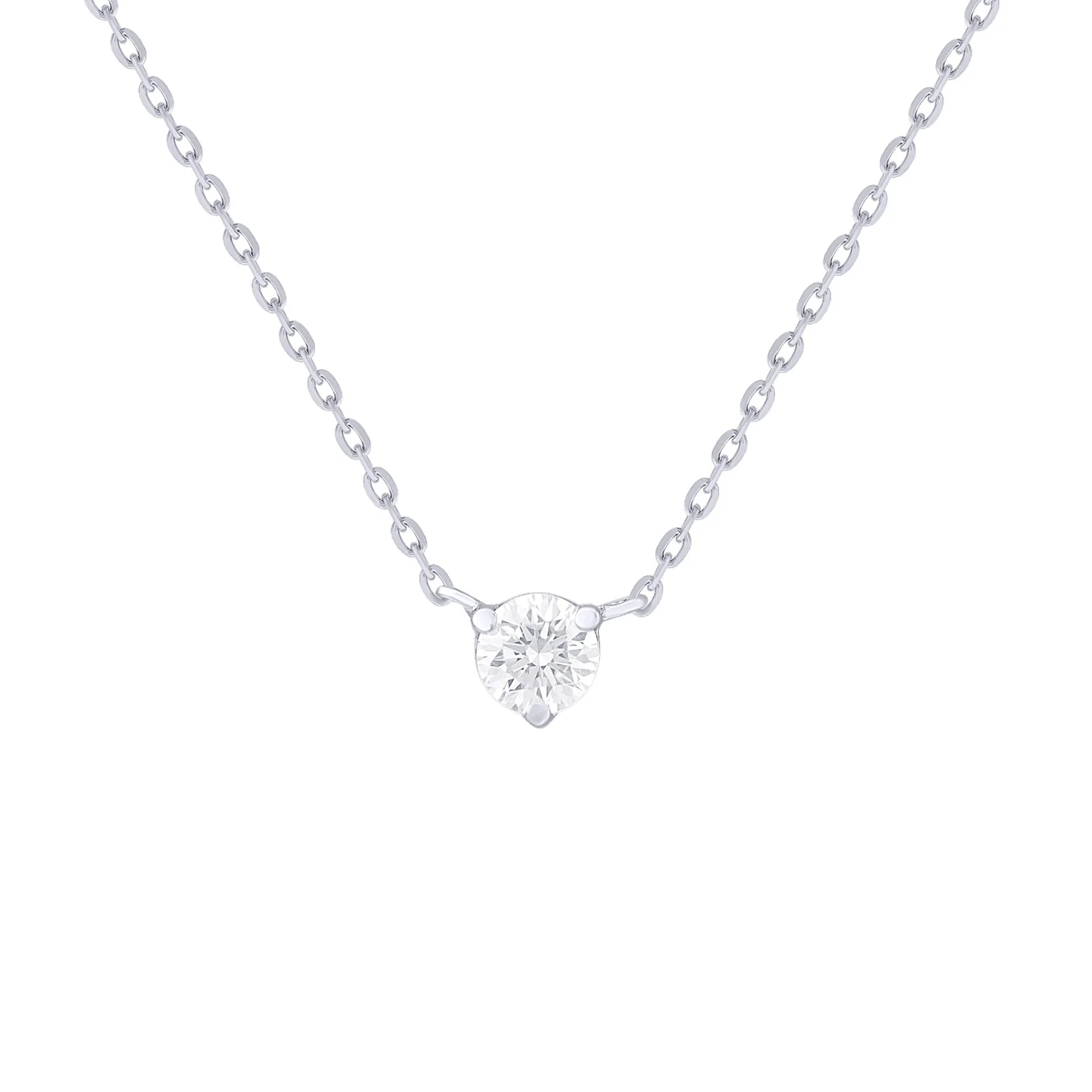 Diamond Solitaire Necklace