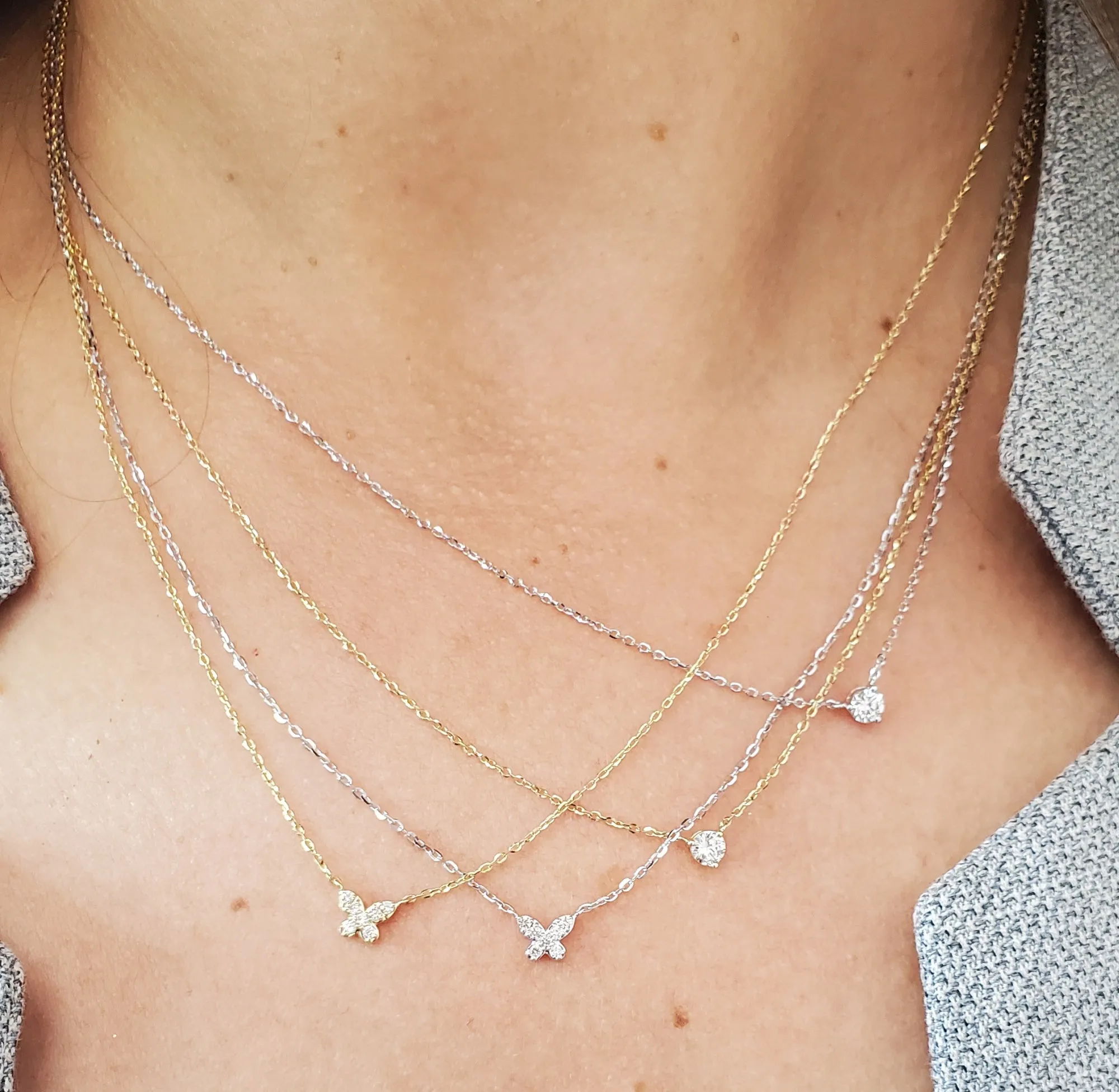 Diamond Solitaire Necklace