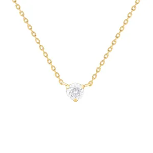 Diamond Solitaire Necklace
