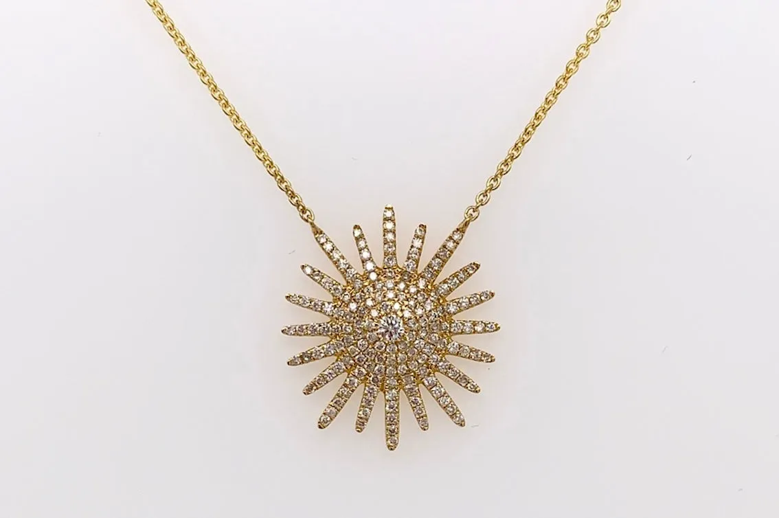 Diamond Starburst Necklace