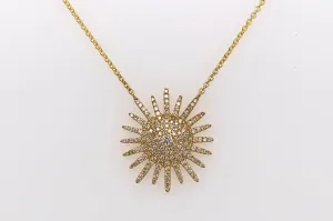 Diamond Starburst Necklace