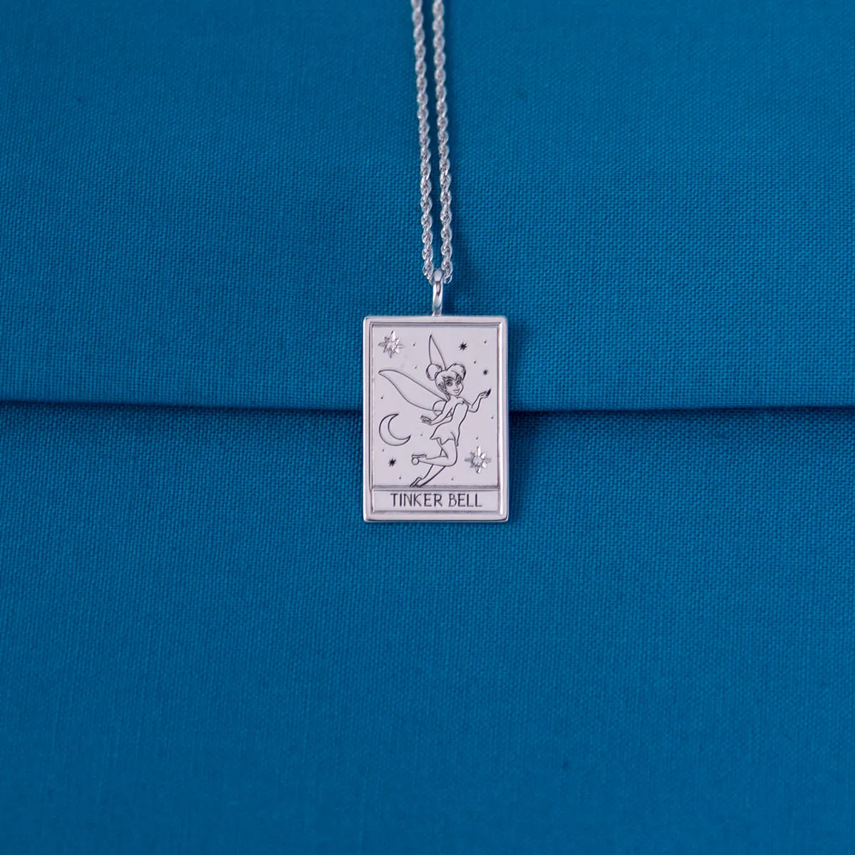 Disney X RockLove PETER PAN Tinker Bell Tablet Necklace