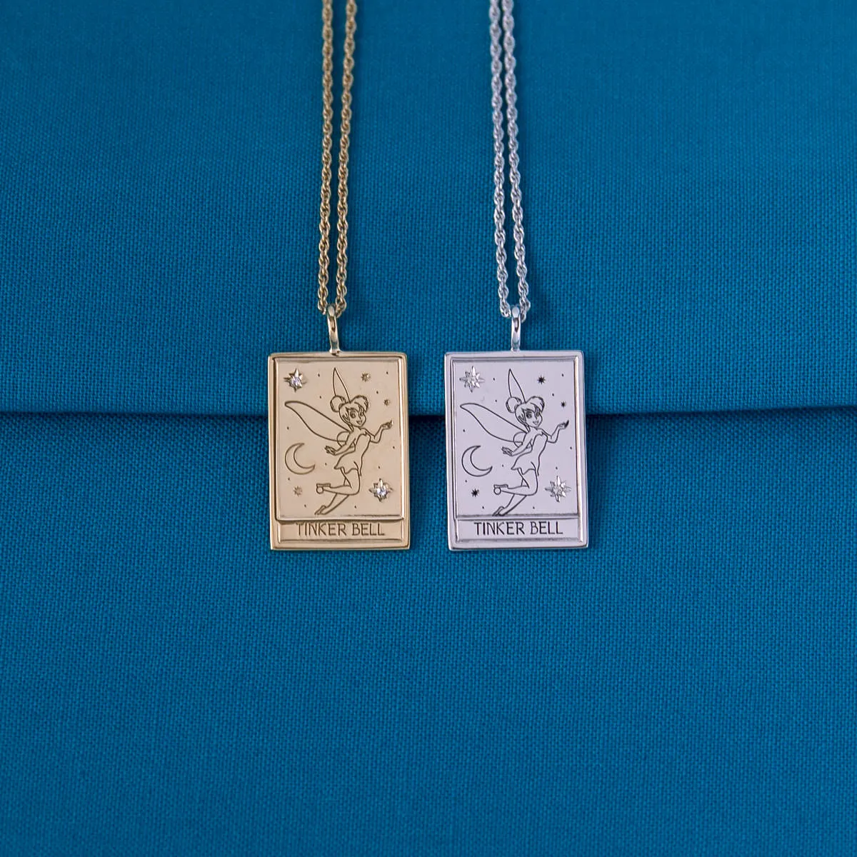 Disney X RockLove PETER PAN Tinker Bell Tablet Necklace