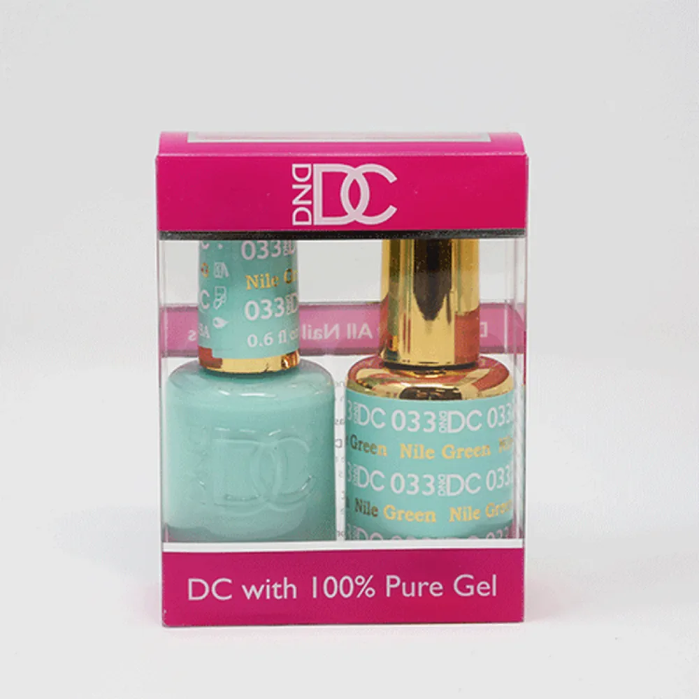 DND / DC Gel Nail Polish Matching Duo - 033 Nile Green
