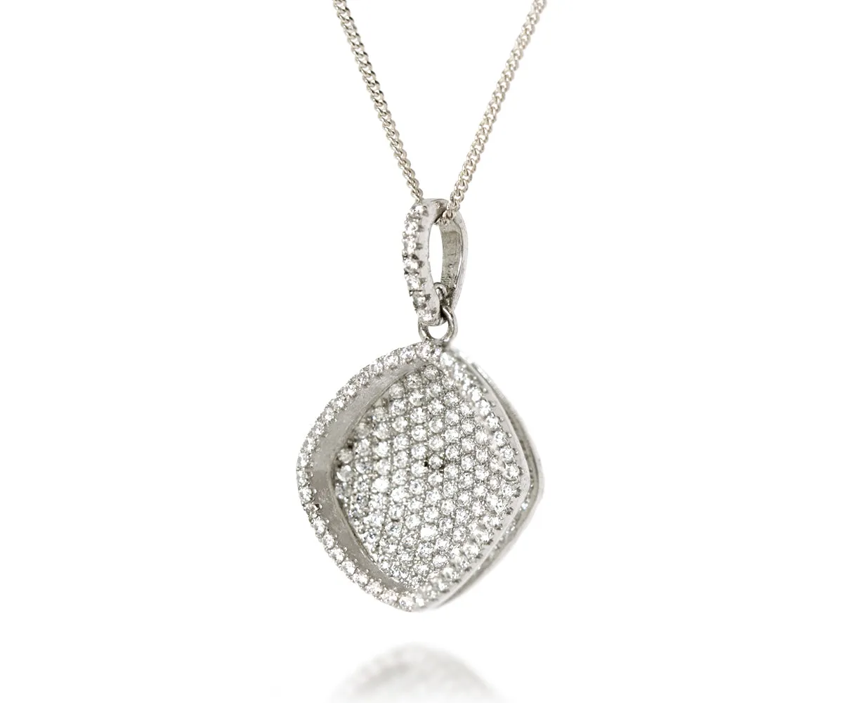 Don't Be So Square Crystal Necklace
