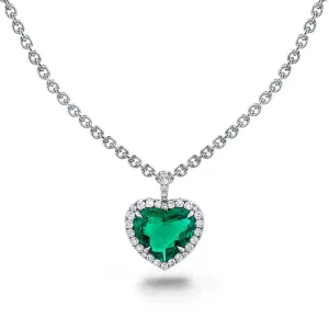 Emerald & Diamond Necklace