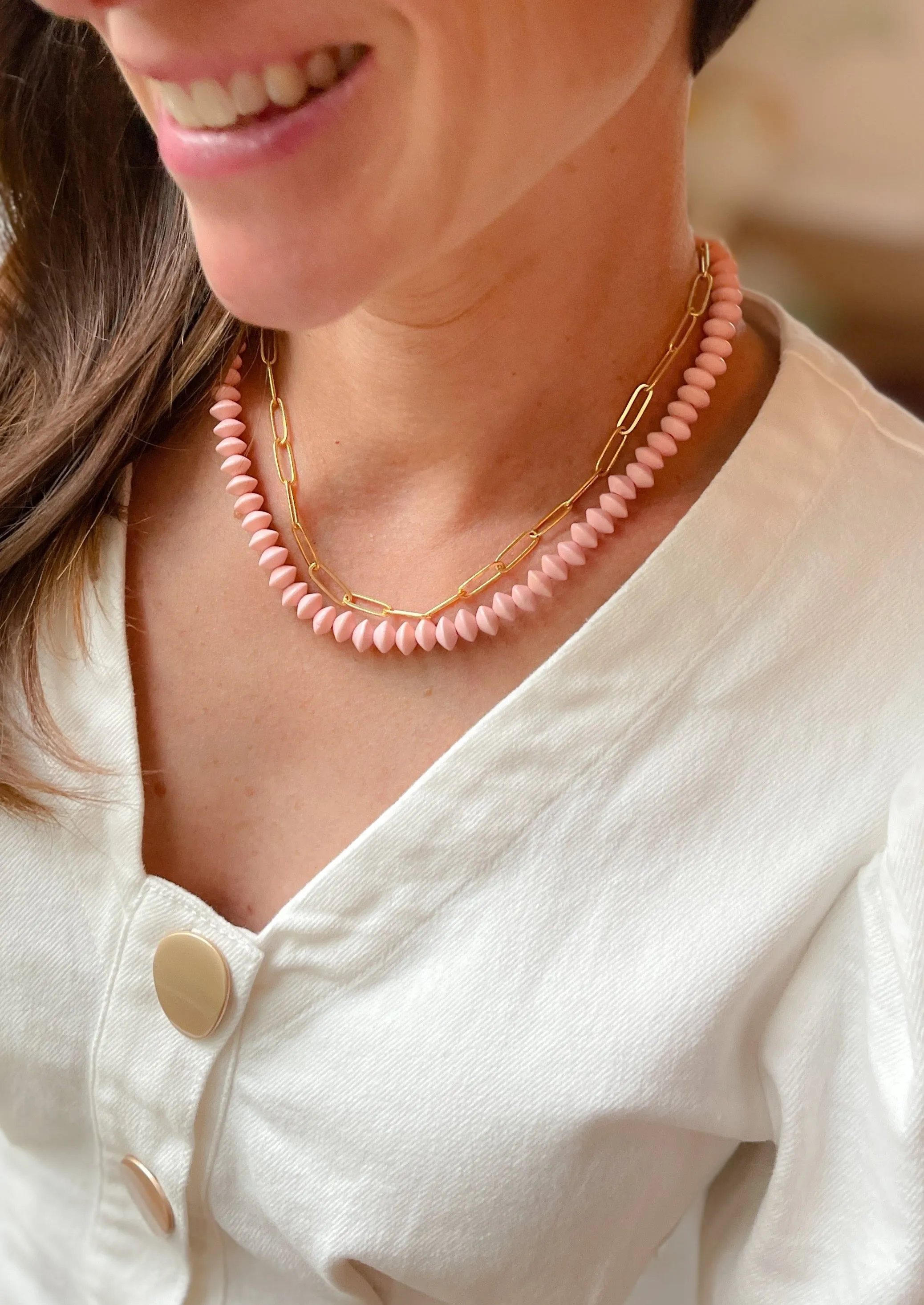 Evelyn's Pink Necklace