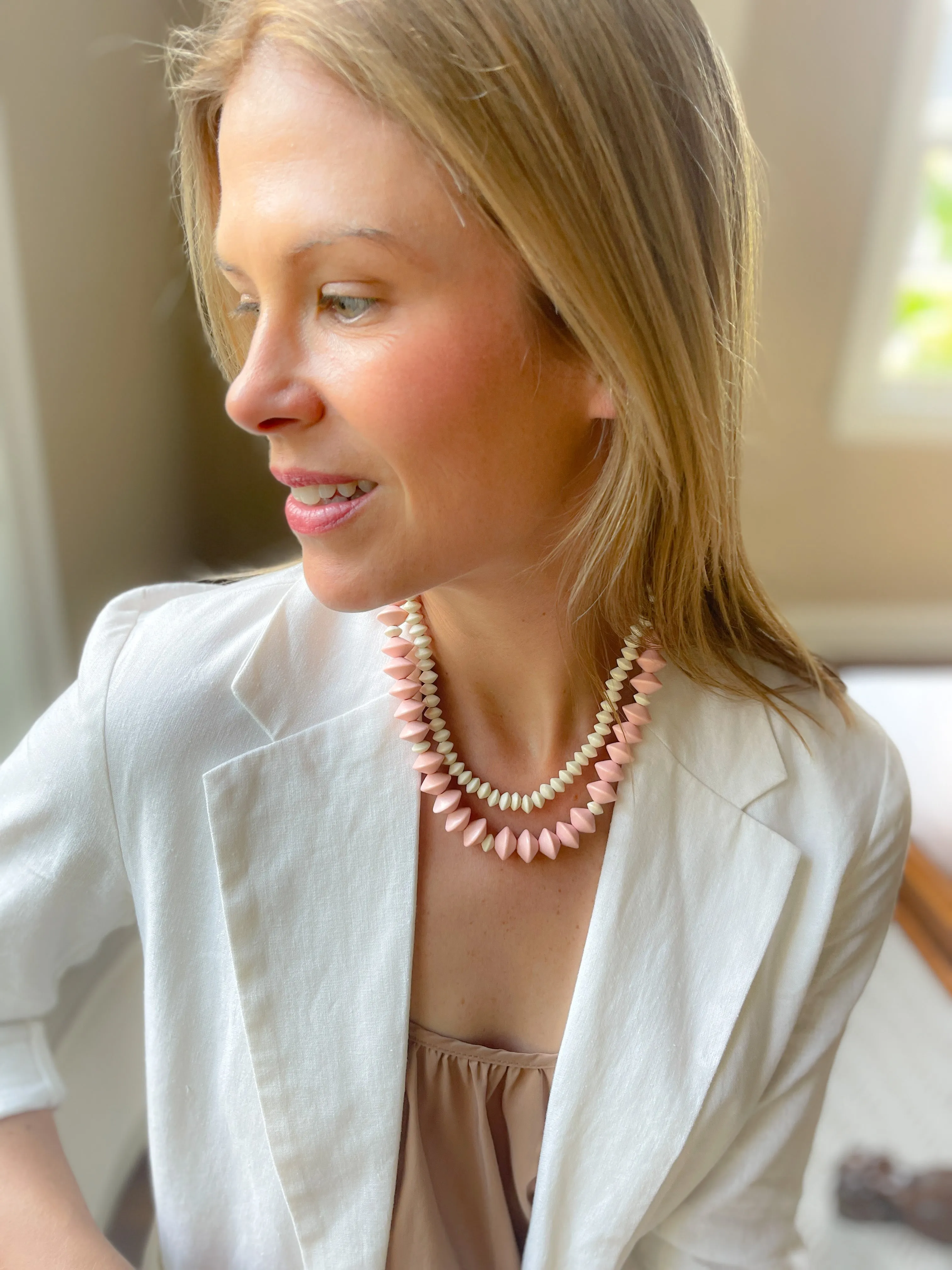 Evelyn's White Necklace
