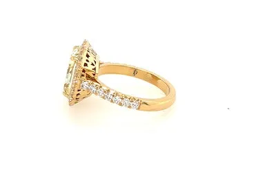 Fancy Yellow Engagement Ring