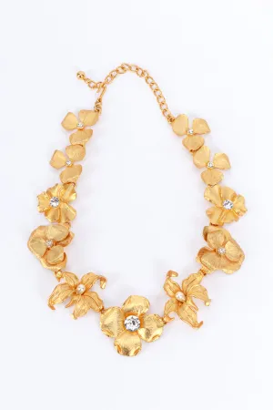 Flora Pendant Collar Necklace