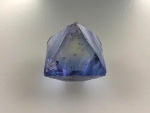 Fluorite Octahedron, Rosiclare Level, Denton Mine, Ozark-Mahoning Company, Harris Creek District, Southern Illinois, Ron Roberts Collection, Miniature approx. 3  cm on edge, 4  cm point to point, $125.  Online September 15.