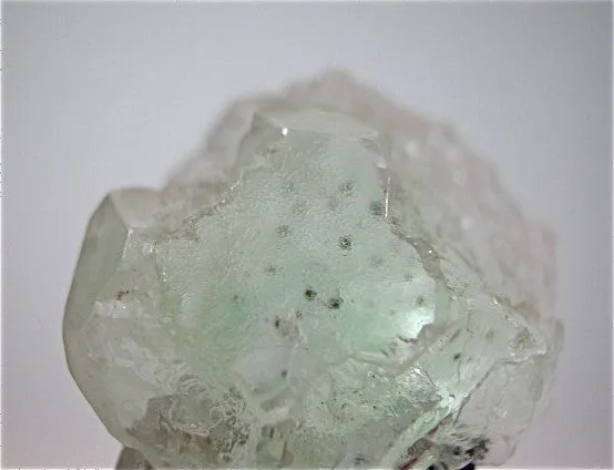 Fluorite with Sphalerite, Naica Complex, Chihuahua, Mexico Miniature 3 x 3 x 4 cm $55. Online 10/24 SOLD