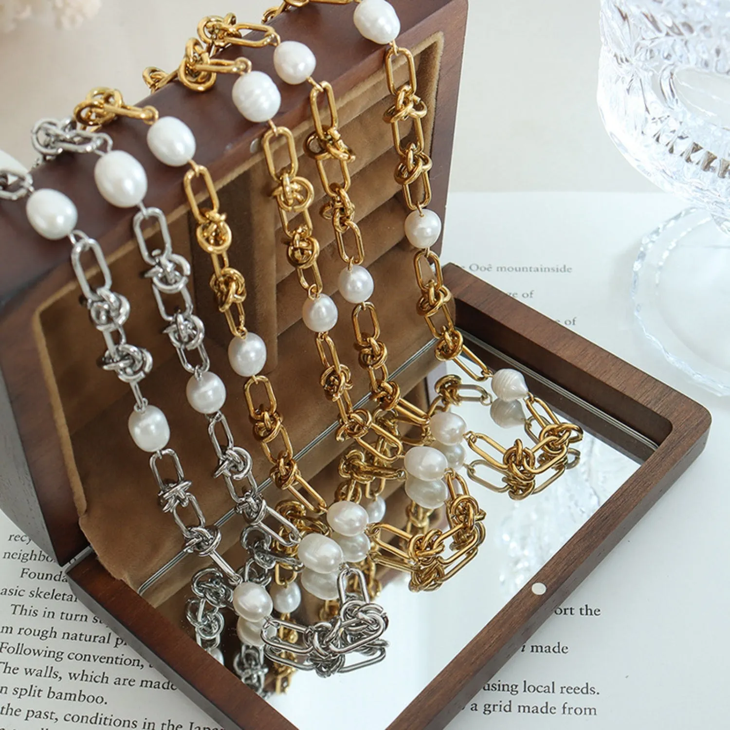 Freshwater Pearl Chain Necklace