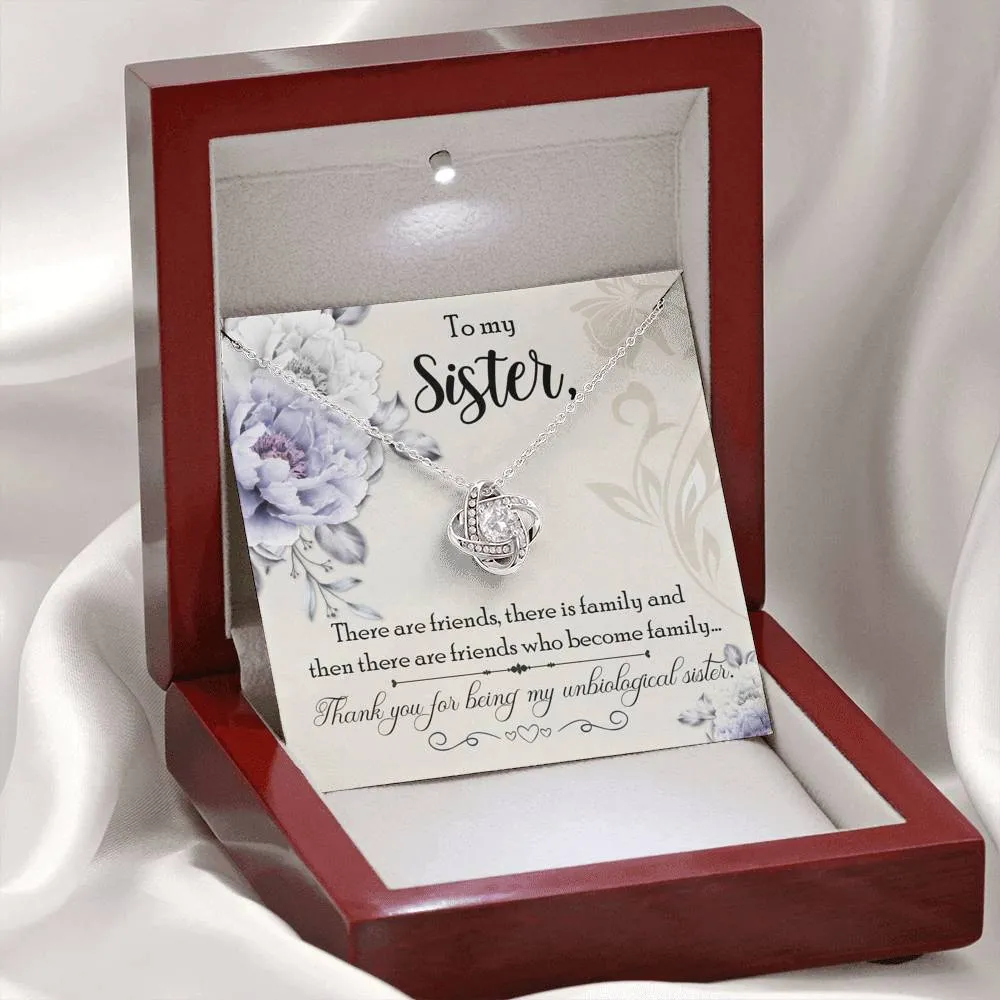 Friends who become family-Love Knot Necklace for Friend