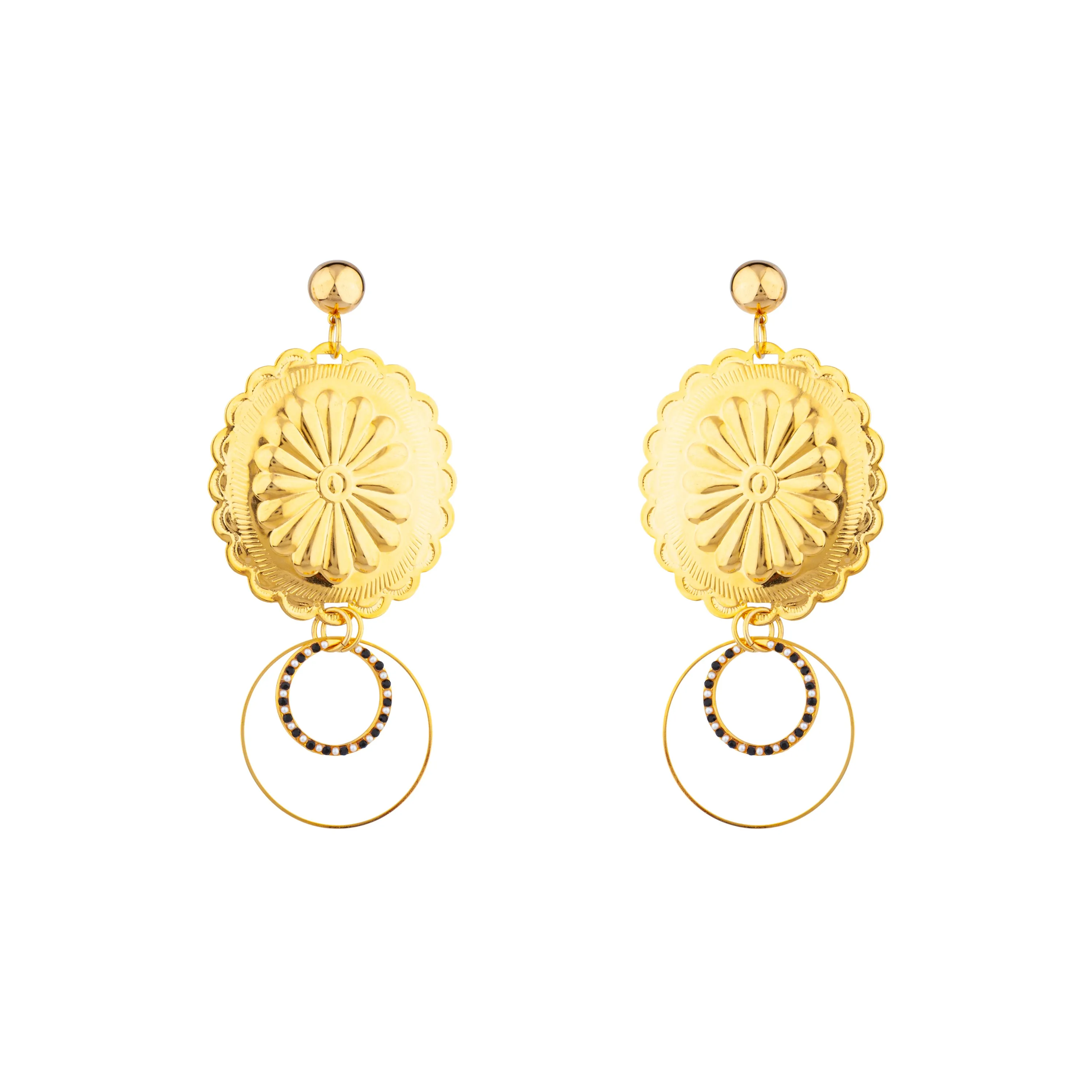 FULL MOON RELIC EARRINGS